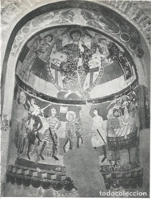 Cartoline: LAMINA 20712: Fresco del abside menor de la Iglesia de Santa Maria de Terrassa - Marcel Durliat