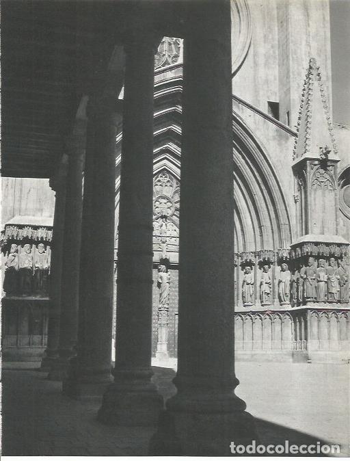Postcards: LAMINA 20736: Atrio de la Catedral de Tarragona - Marcel Durliat