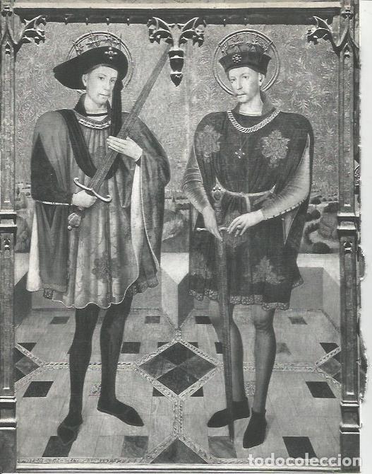 Postales: LAMINA 20749: Santos Abdon y Senen, por Jaume Huguet - Marcel Durliat