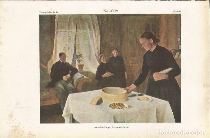 Cartes Postales: LAMINA ESPASA 35548: Los convidados, por Eiebakke - Varios