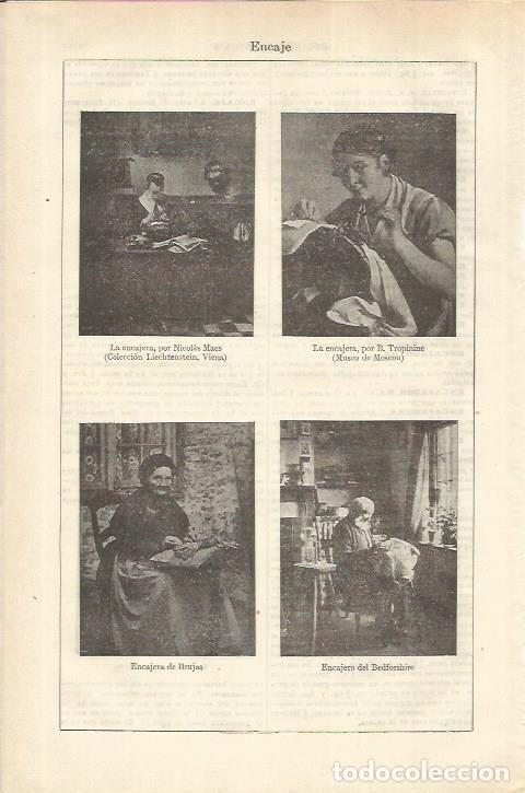 Cartoline: LAMINA ESPASA 35651: Encaje - Varios