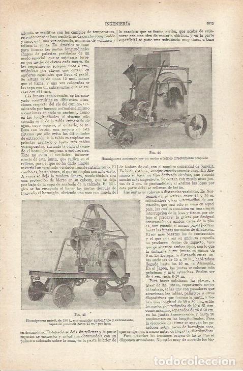 Postais: LAMINA ESPASA 35341: Hormigoneras - Varios