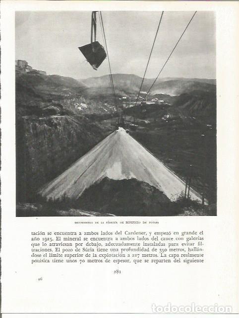 Postales: LAMINA 21652: Fabrica de beneficio de potasa - Josep Pla