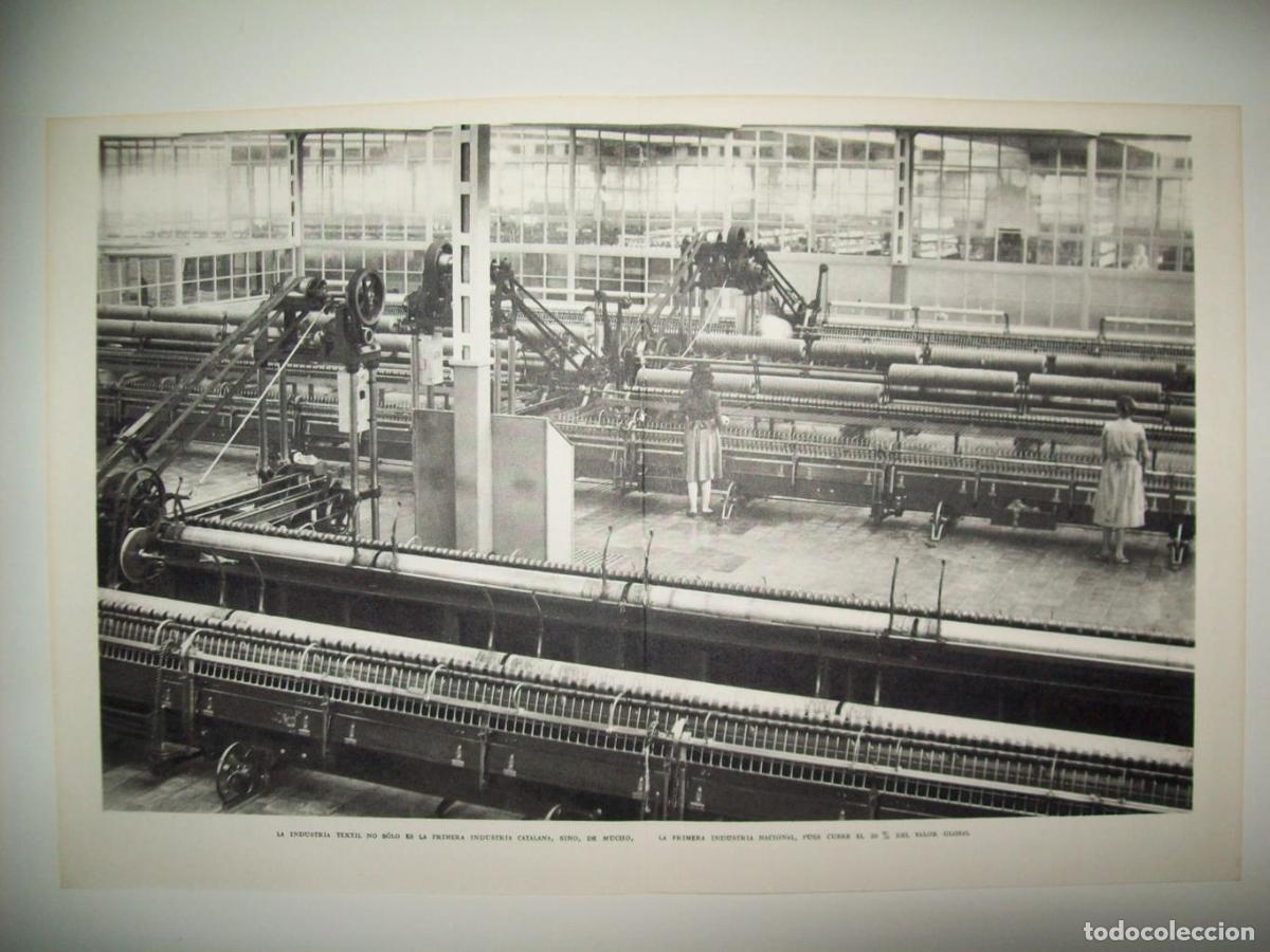 Postais: LAMINA 21630: Industria textil de Sabadell y Terrassa - Josep Pla