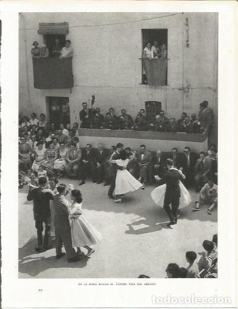 Postkarten: LAMINA 21626: Baile de verano en una plaza - Josep Pla
