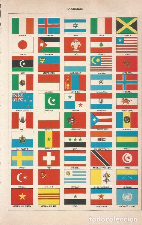 Cartoline: LAMINA 21408: Banderas - VVAA