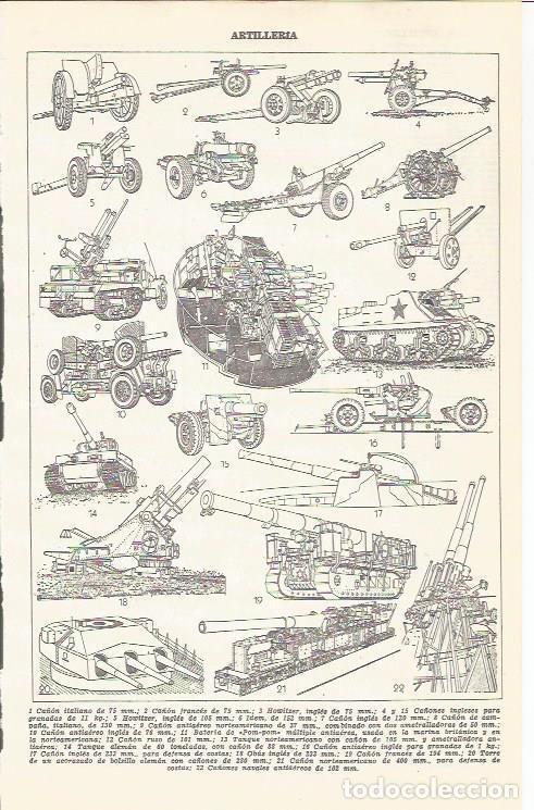 Cartoline: LAMINA 21390: Tipos de ca&ntilde;ones - VVAA