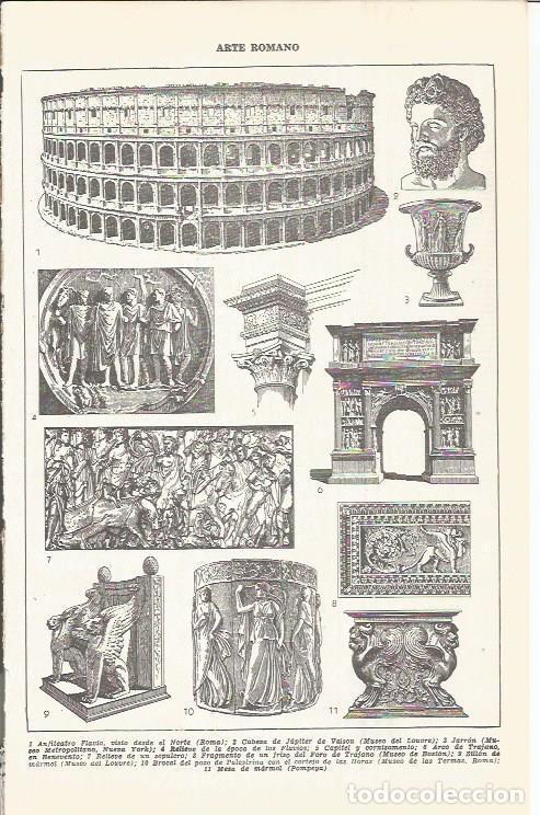 Cartoline: LAMINA 21516: Arte Romano - VVAA