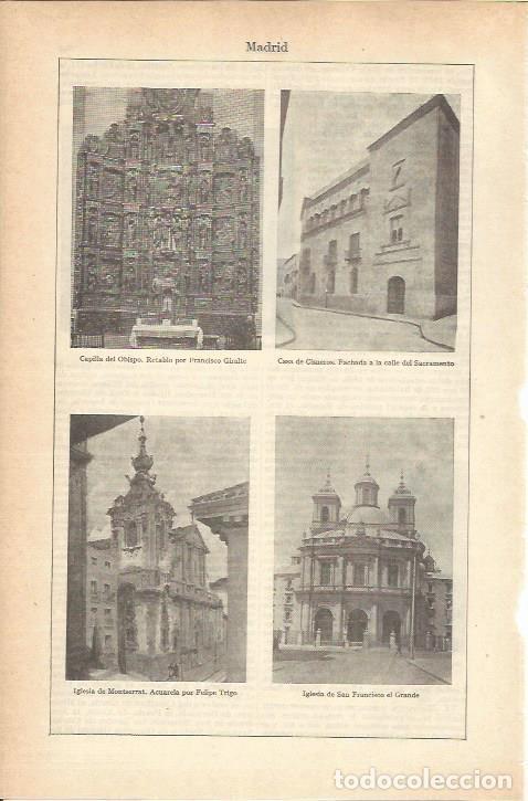 Cartes Postales: LAMINA 21209: Iglesias de Madrid - VVAA