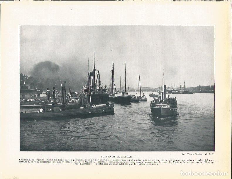 Postkarten: LAMINA 21005: Puerto de Rotterdam, Holanda - Beltran y Rozpide