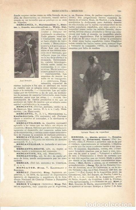 Postkarten: LAMINA 21268: Antonia Merce la Argentina - VVAA