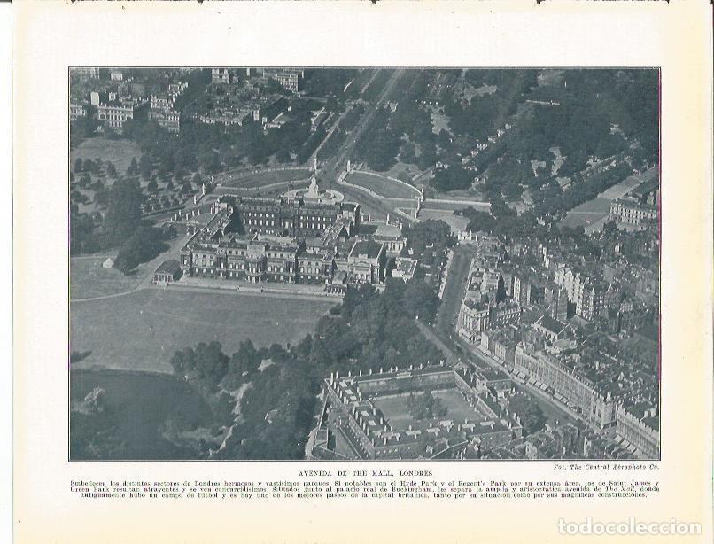 Postkarten: LAMINA 20920: Vista aerea de la Avenida The Mall en Londres - Beltran y Rozpide