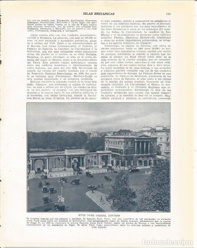 Postkarten: LAMINA 20918: Hyde Park Corner en Londres - Beltran y Rozpide