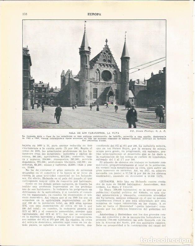 Cartoline: LAMINA 21017: Sala de los Caballeros de La Haya - Beltran y Rozpide