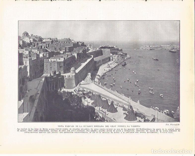 Postkarten: LAMINA 20946: Puerto de La Valetta, Malta - Beltran y Rozpide