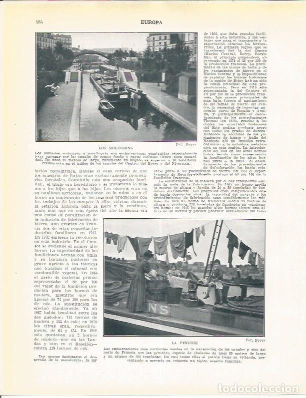 Cartes Postales: LAMINA 21076: Los Molussons y La Peniche, Francia - Beltran y Rozpide