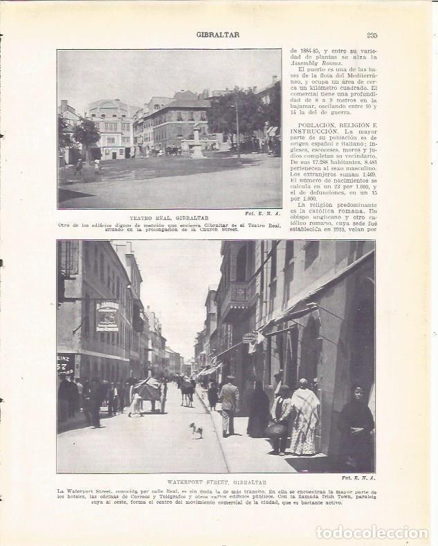 Cartes Postales: LAMINA 20944: Teatro Real y Waterport Street de Gibraltar - Beltran y Rozpide