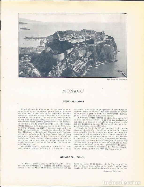 Cartes Postales: LAMINA 21112: Vista aerea de Monaco - Beltran y Rozpide