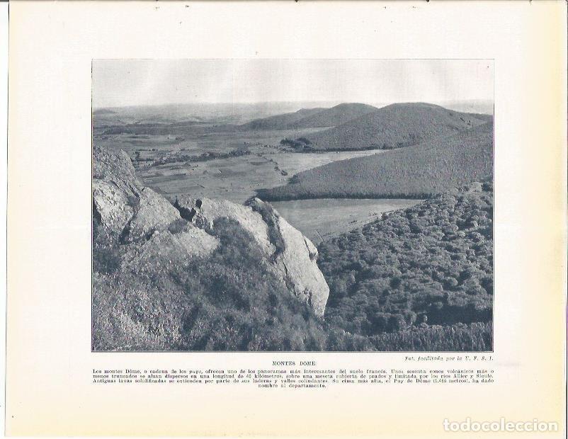 Postcards: LAMINA 21064: Monte Dome, Francia - Beltran y Rozpide