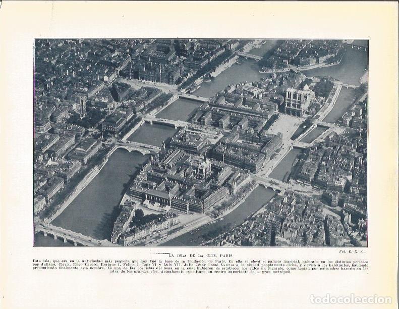 Postcards: LAMINA 21077: Vsita aerea de Paris - Beltran y Rozpide