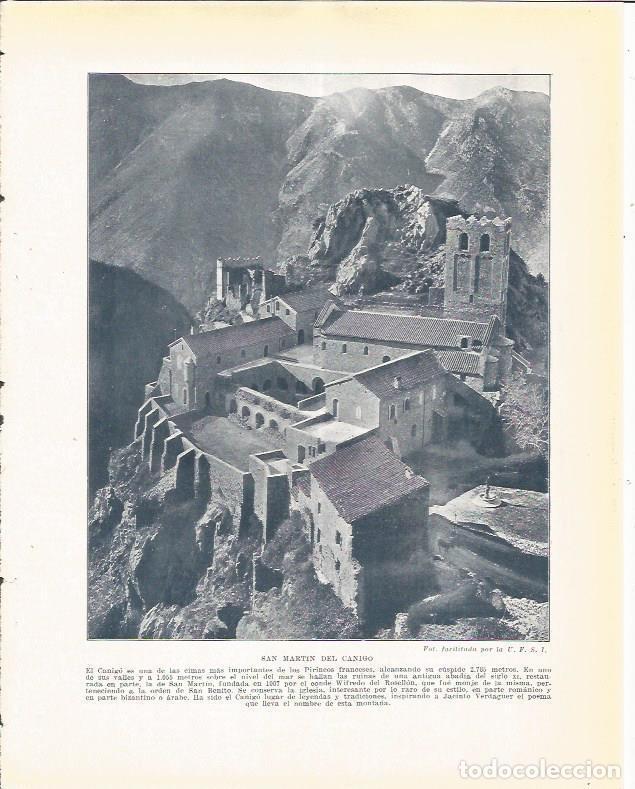 Postcards: LAMINA 21059: San Marti del Canigo, Francia - Beltran y Rozpide