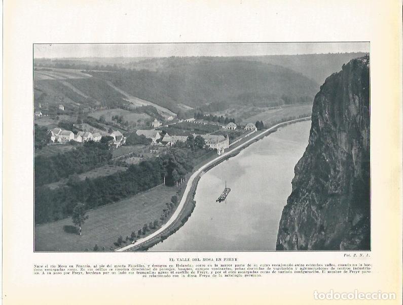 Postcards: LAMINA 21024: Valle del Mosa en Freyer, Belgica - Beltran y Rozpide