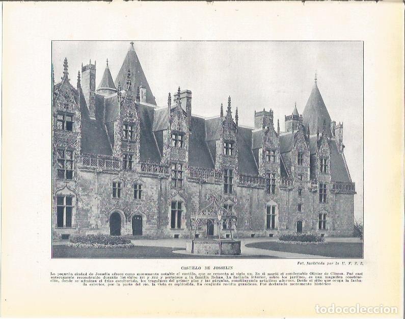 Cartoline: LAMINA 21110: Castillo de Joselin, Francia - Beltran y Rozpide