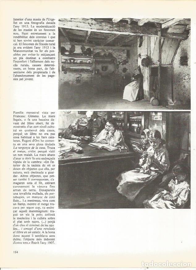 Cartoline: LAMINA 20745: Interior de una masia de Urgellet en 1913 - Edmon Valles