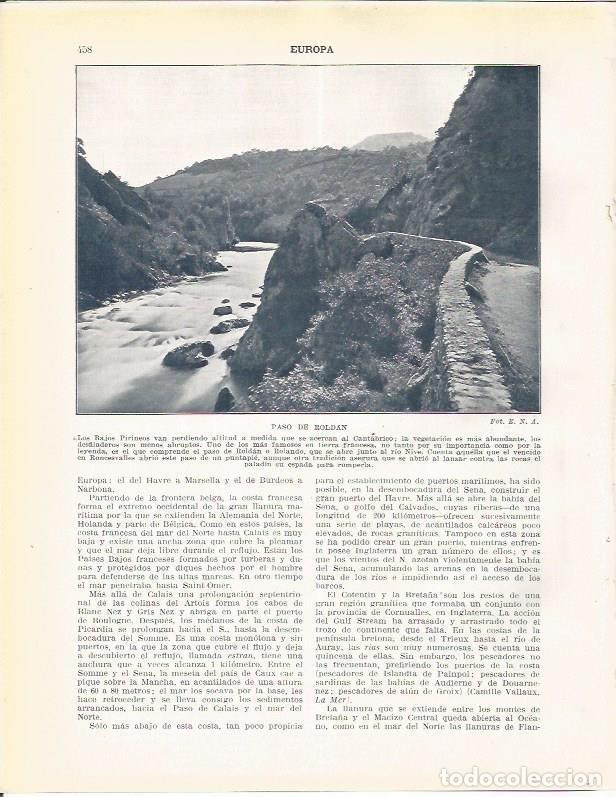 Cartoline: LAMINA 21060: Paso de Roldan, Francia - Beltran y Rozpide