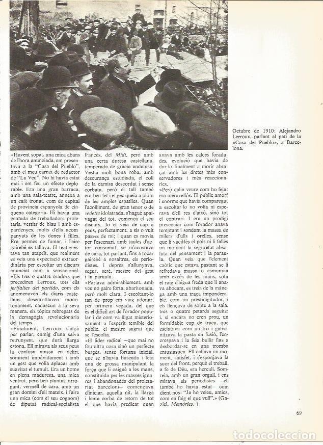 Cartoline: LAMINA 20692: Alejandro Lerroux en la Casa del Pueblo de Barcelona - Edmon Valles