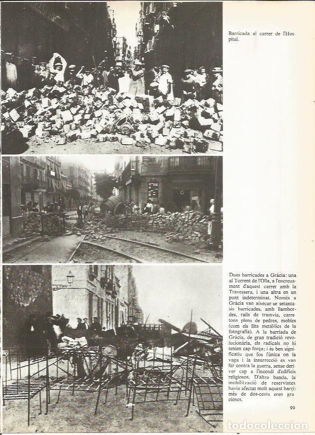 Postkarten: LAMINA 20707: Barricadas en Gracia, Barcelona - Edmon Valles