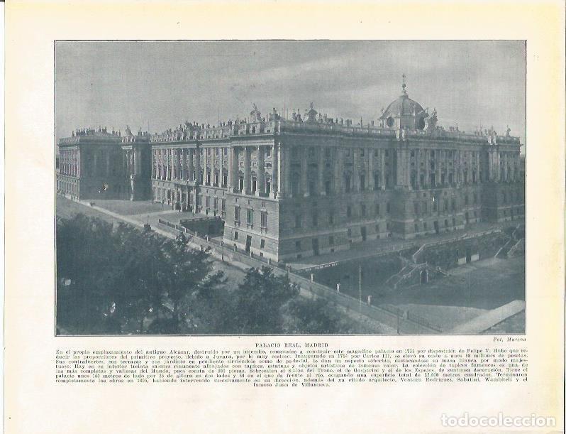 Postais: LAMINA 20859: Palacio Real, Madrid - Beltran y Rozpide