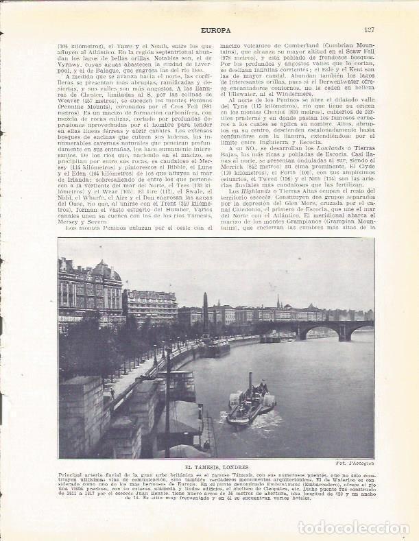 Postkarten: LAMINA 20888: El Tamesis a su paso por Londres - Beltran y Rozpide