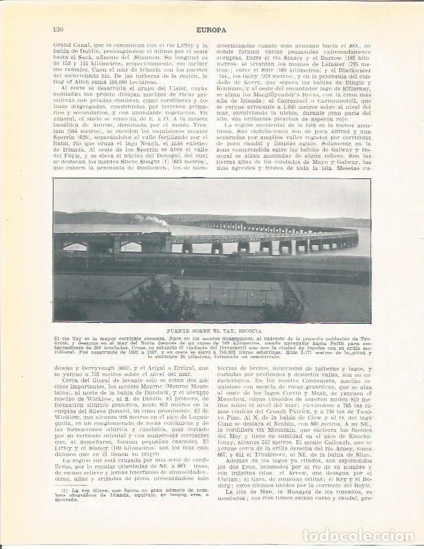 Cartoline: LAMINA 20891: Puente sobre el Tay en Escocia - Beltran y Rozpide