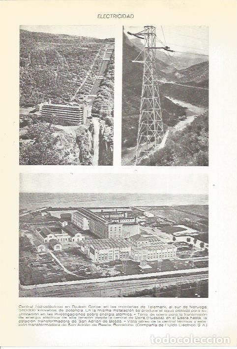 Cartoline: LAMINA 22419: Central electrica de Rjukan Goroe, Noruega - VVAA