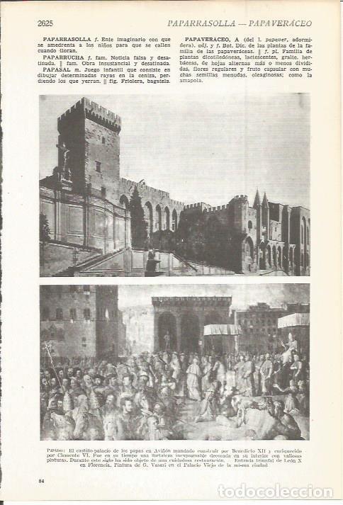 Postais: LAMINA 22500: Castillo de Avi&ntilde;on, Francia - VVAA