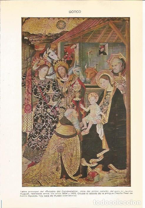 Cartoline: LAMINA 22259: Retablo del Condestable , por Jaume Huguet - VVAA
