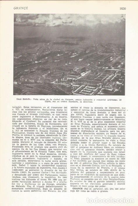 Postales: LAMINA 22257: Vista aerea de Glasgow, Gran Breta&ntilde;a - VVAA