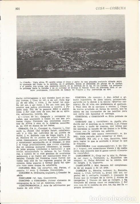 Postais: LAMINA 22365: Vista aerea de La Coru&ntilde;a - VVAA