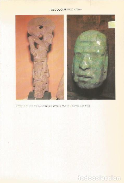Postales: LAMINA 22567: Mascara de jade de la cultura Olmeca - VVAA