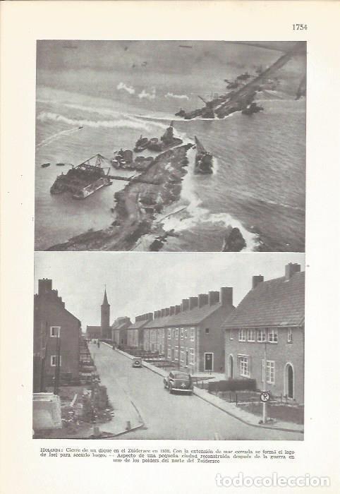 Postales: LAMINA 22296: Dique de Zuiderzee, Holanda - VVAA