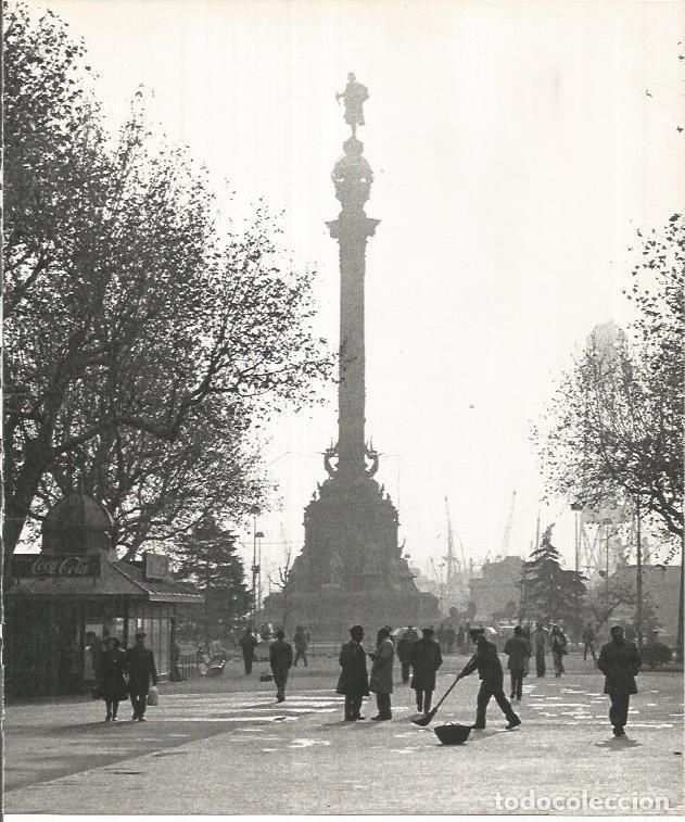 Postkarten: LAMINA 22055: Barcelona. Monumento a Colon - Josep Maria Espinas
