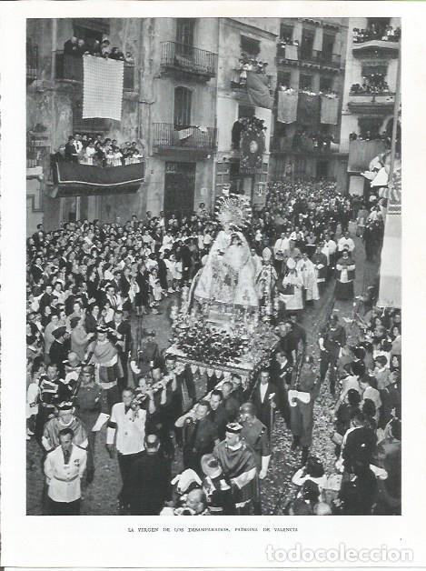Postais: LAMINA 21827: La Virgen de los Desamparados en procesion - Joan Fuster