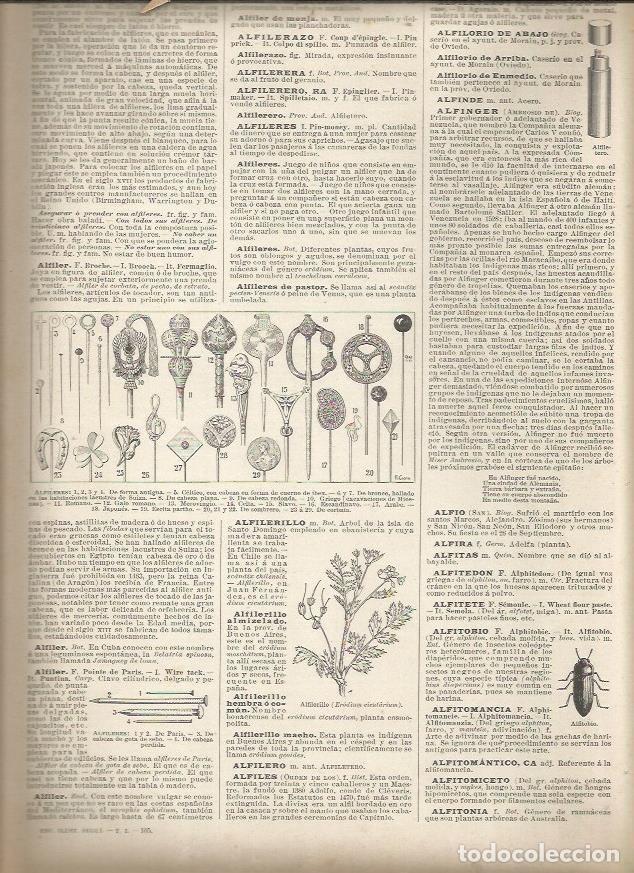 Postais: LAMINA 23359: Tipos de alfileres - Varios