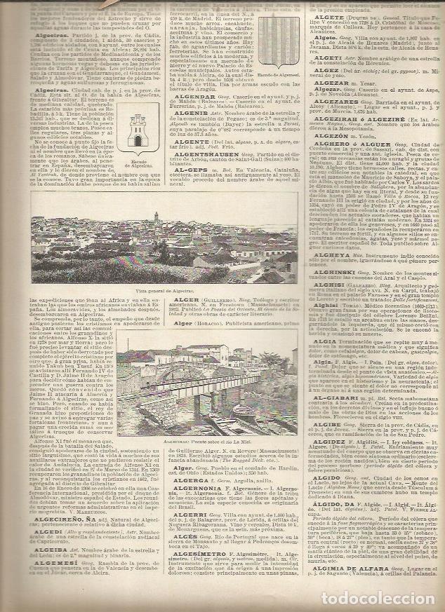 Postais: LAMINA 23354: Vista de Algeciras, Cadiz - Varios