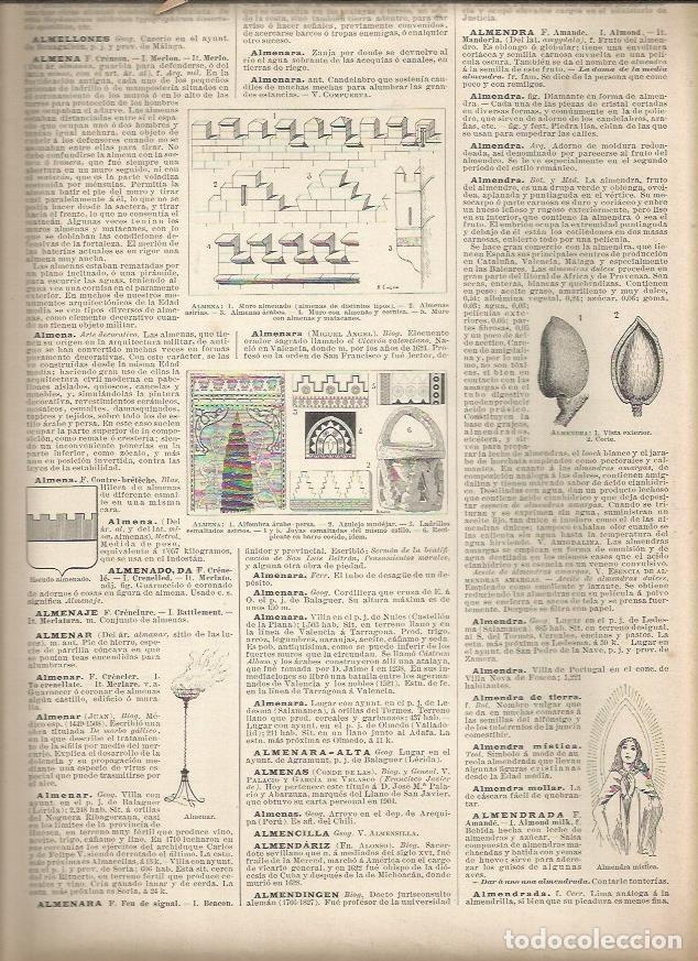 Postais: LAMINA 23349: Almena - Varios