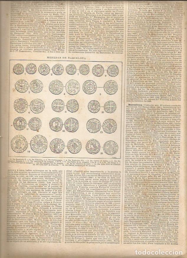 Postcards: LAMINA 22984: Monedas antiguas de Barcelona - Varios