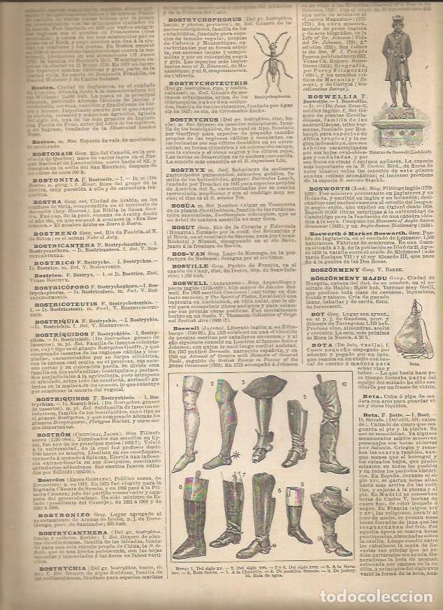 Cartoline: LAMINA 22930: Tipos de bota - Varios