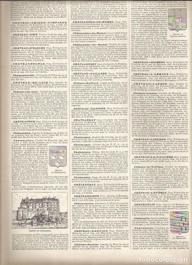 Cartoline: LAMINA 23030: Escudo y castillo de Chateaudun, Francia - Varios