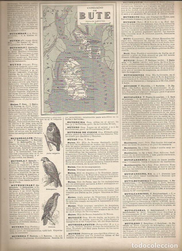 Cartoline: LAMINA 22910: Mapa del condado de Bute, Inglaterra - Varios